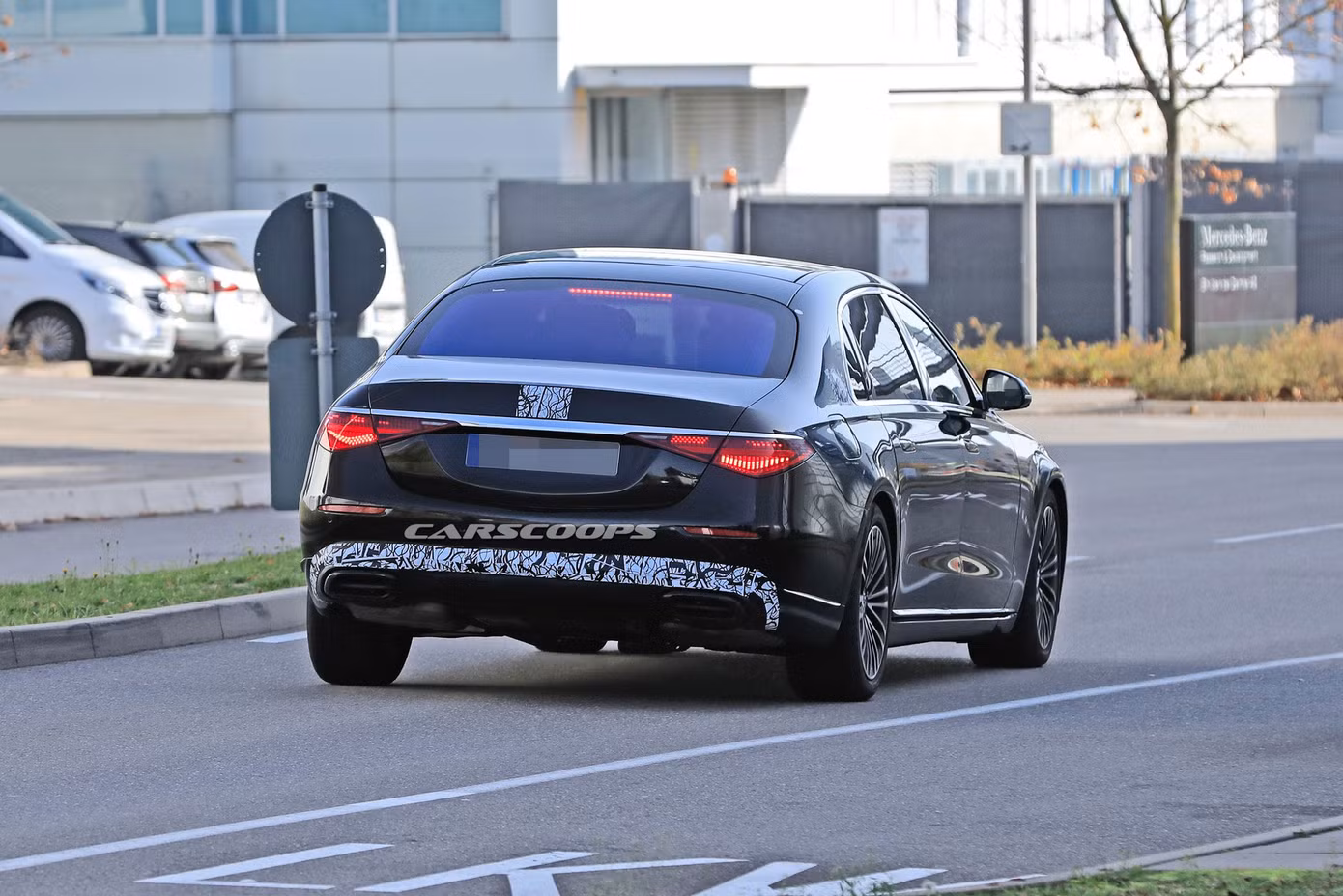 Mercedes-Maybach S-Class mới lộ ảnh chạy thử ảnh 2