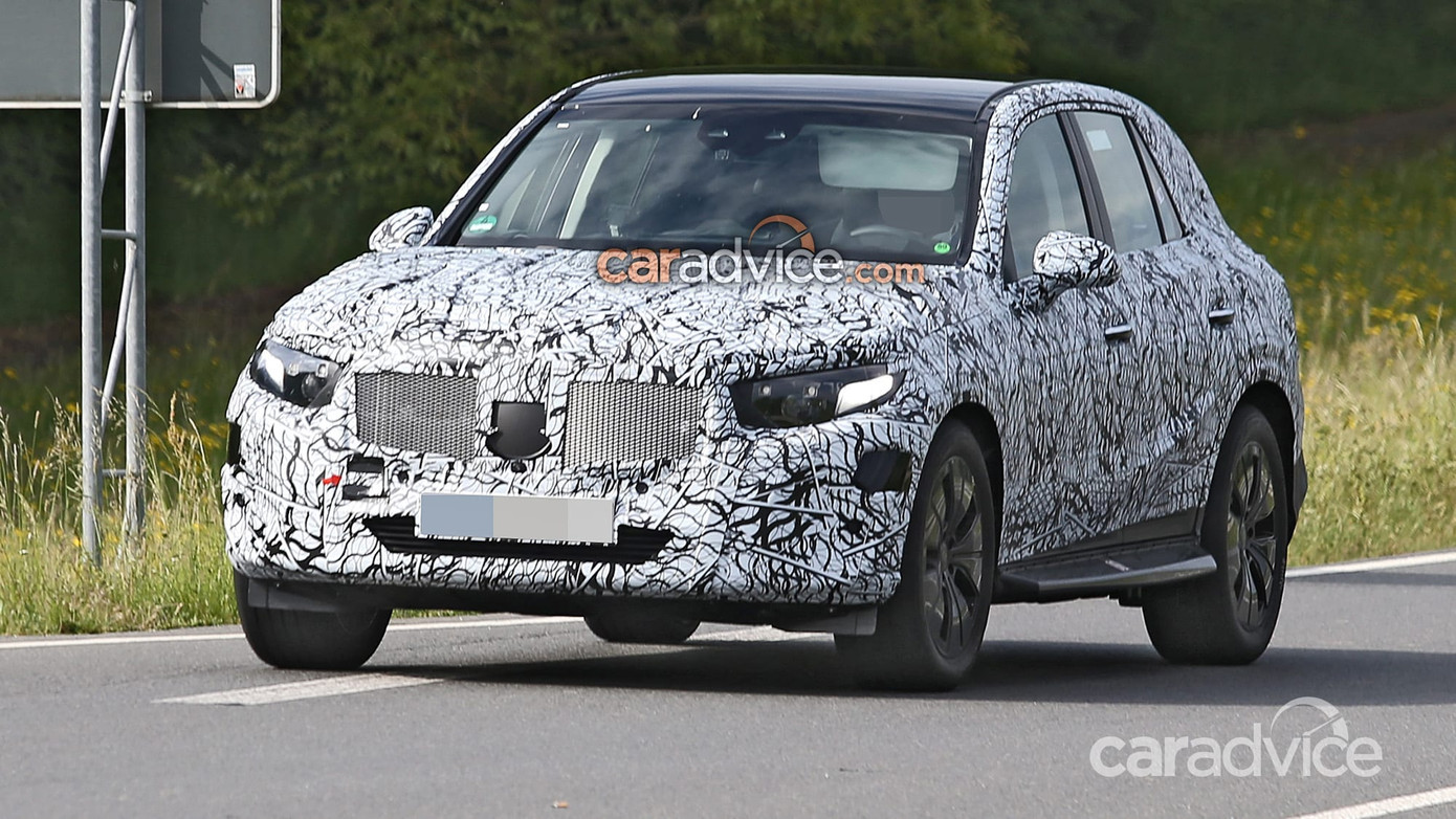 Mercedes-Benz GLC thế hệ mới rò rỉ ảnh chạy thử đầu tiên ảnh 1