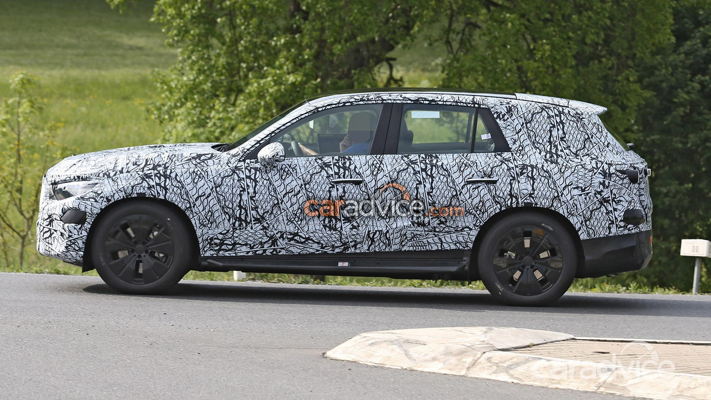 Mercedes-Benz GLC thế hệ mới rò rỉ ảnh chạy thử đầu tiên ảnh 2