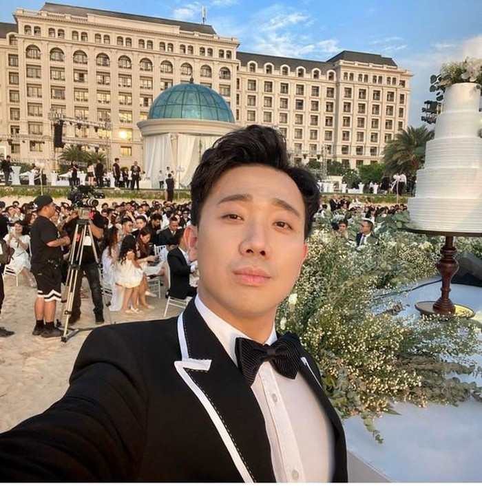 Trấn Thành nhắc chuyện đổ vỡ của Hari Won, Tiến Đạt ở lễ cưới Đông Nhi ảnh 2