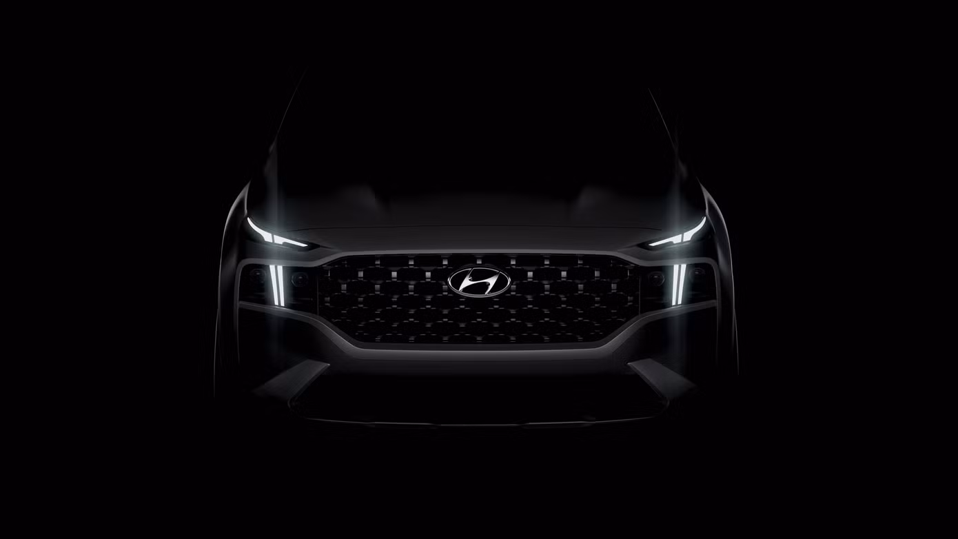 Hyundai tung ảnh ban đầu về Santa Fe 2021 ảnh 1