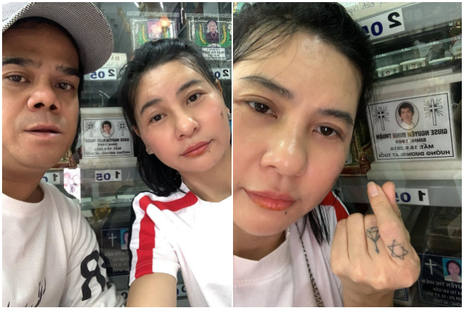 Cát Phượng viếng mộ Minh Thuận dịp cận Tết ảnh 1