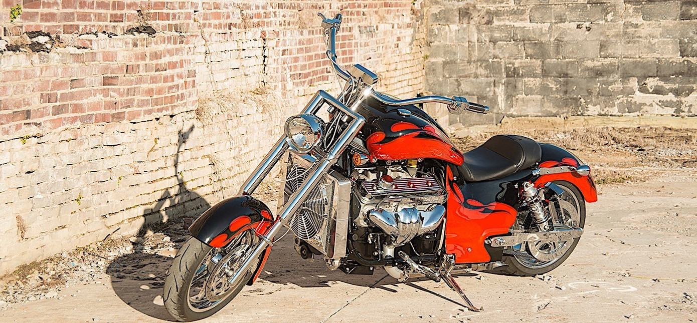 Những chiếc môtô được độ lên động cơ V8 cực 'khủng' ảnh 2