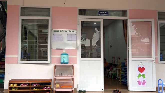 Triệu tập người đàn ông hành hung cháu bé trong trường mầm non ảnh 1