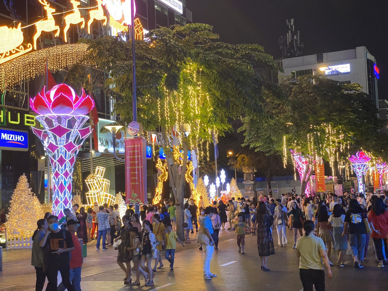 Rộn ràng chờ đón năm mới ở TPHCM ảnh 12