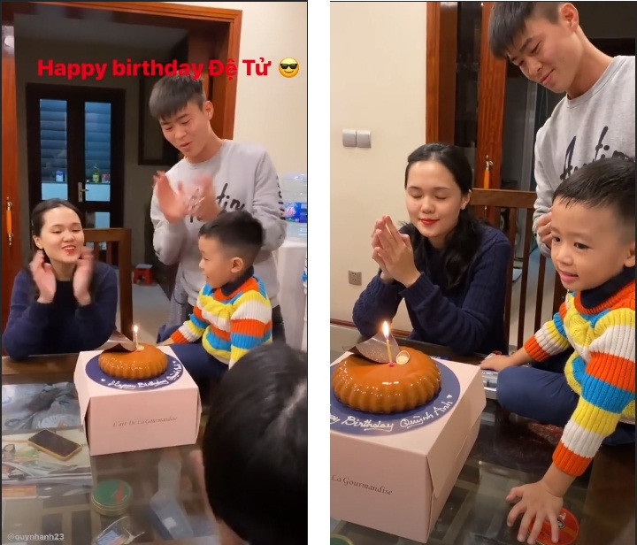 Sau tặng túi Dior, hậu vệ Duy Mạnh đăng ảnh tình tứ mừng sinh nhật bạn gái ảnh 2