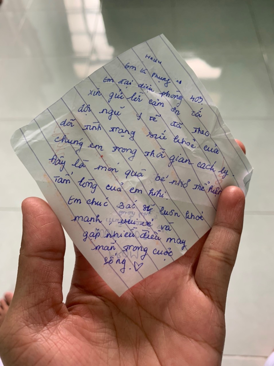 Những món quà 'tri ân từ tâm' bất ngờ ở trong khu cách ly tập trung ảnh 4