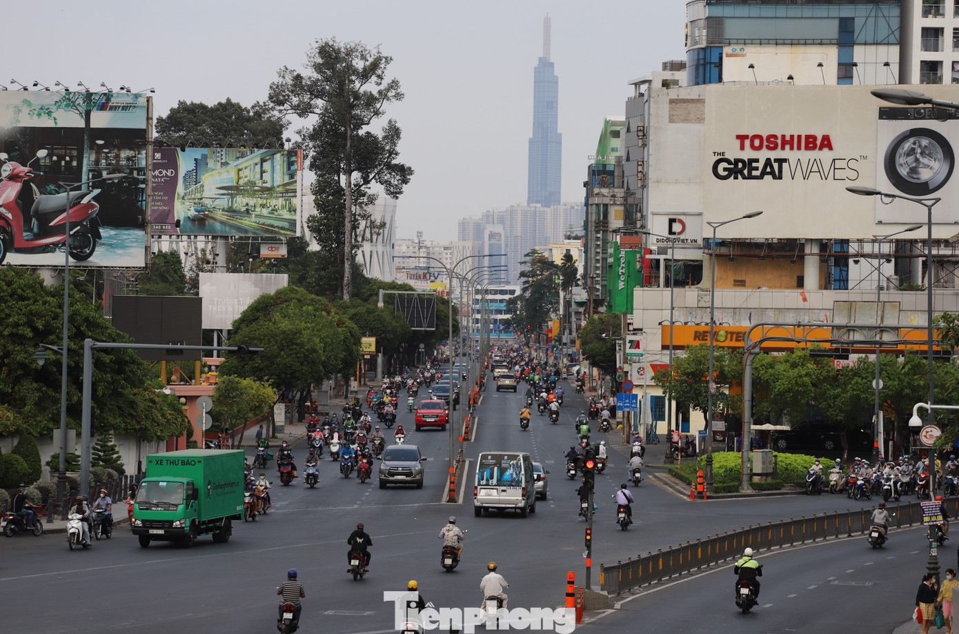 Đường phố Sài Gòn ra sao trong những ngày cách ly xã hội? ảnh 1