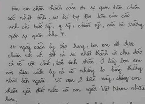 Những món quà 'tri ân từ tâm' bất ngờ ở trong khu cách ly tập trung ảnh 1