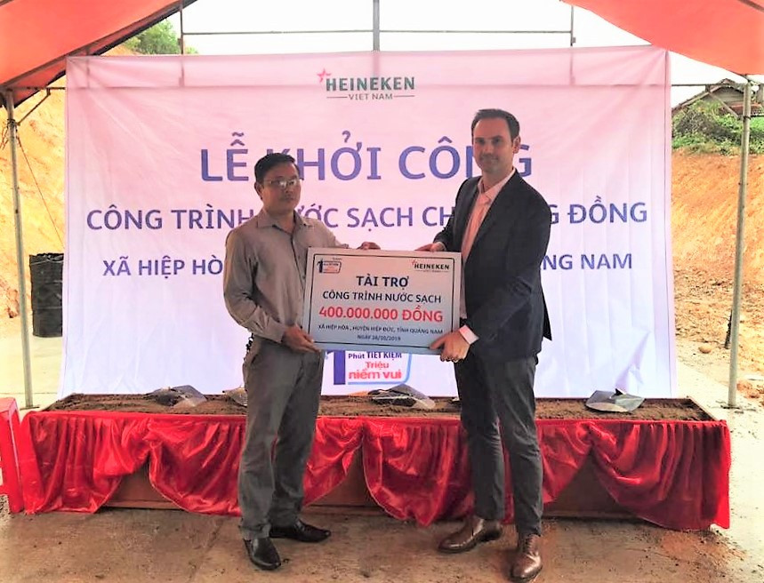 Heineken Việt Nam tài trợ công trình nước sạch tại Quảng Nam ảnh 1