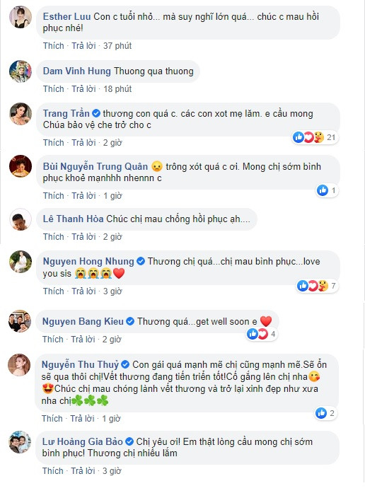 Hồng Ngọc lộ vết bỏng lớn ở chân, xúc động vì thấy con gái nhỏ lo lắng ảnh 1