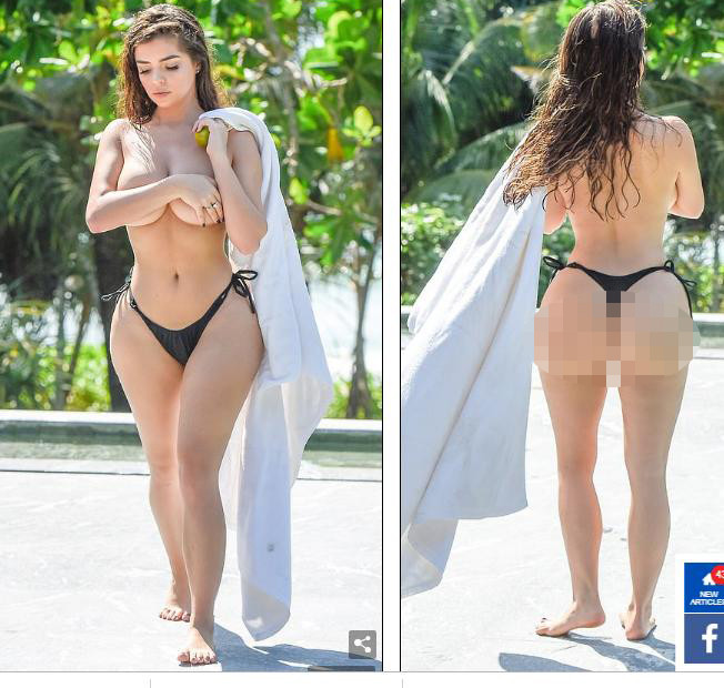 Loạt ảnh bán nude 'bỏng mắt' của 'nữ hoàng nội y' Demi Rose ảnh 3