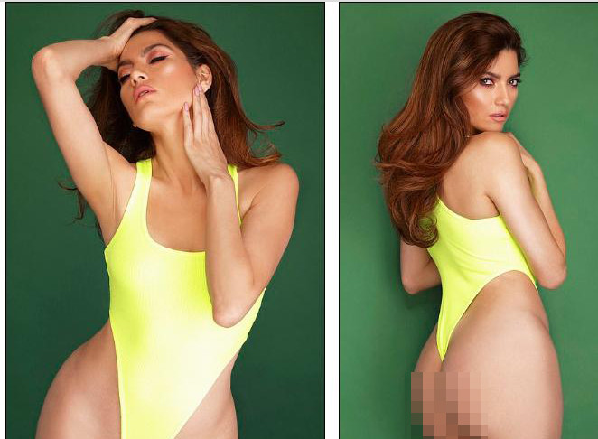 Đỏ mặt với áo tắm bé xíu, lộ phần nhạy cảm của Blanca Blanco ảnh 4