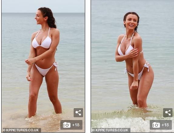 Sao truyền hình 9x mơn mởn trên biển với áo tắm ảnh 4