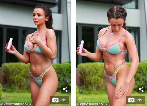 Sao truyền hình 9x mặc bikini 'bốc lửa' ảnh 1