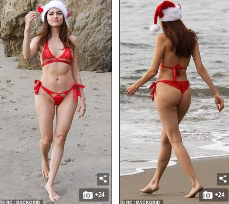 Blanca Blanco khiến quý ông chao đảo với bikini màu đỏ nhỏ xíu ảnh 8