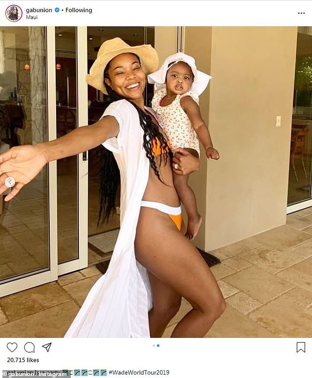 Gabrielle Union tung clip áo tắm nóng bỏng, nhí nhảnh ở tuổi U50 ảnh 5