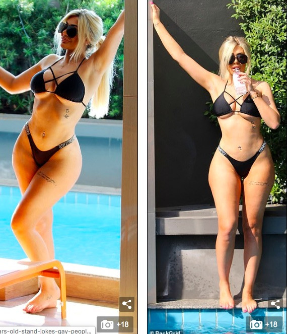 Sao 9x chuộng mốt hở bạo mặc bikini bé xíu, phô thân hình tròn đầy 'bốc lửa' ảnh 9