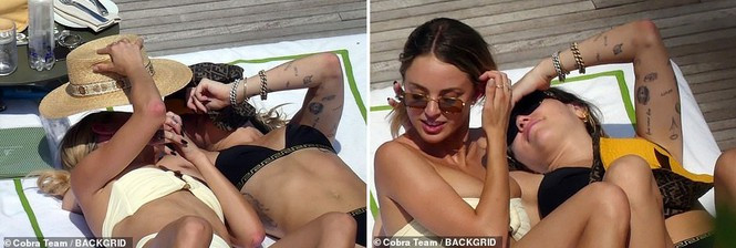 Kaitlynn Carter khoe dáng nóng bỏng với bikini sau chia tay Miley Cyrus 3 tháng ảnh 2