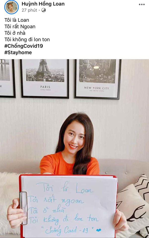 Sao Việt hào hứng theo trend ‘ở nhà': 'Tôi là Tự Long, ở nhà cho nước nó trong' ảnh 6