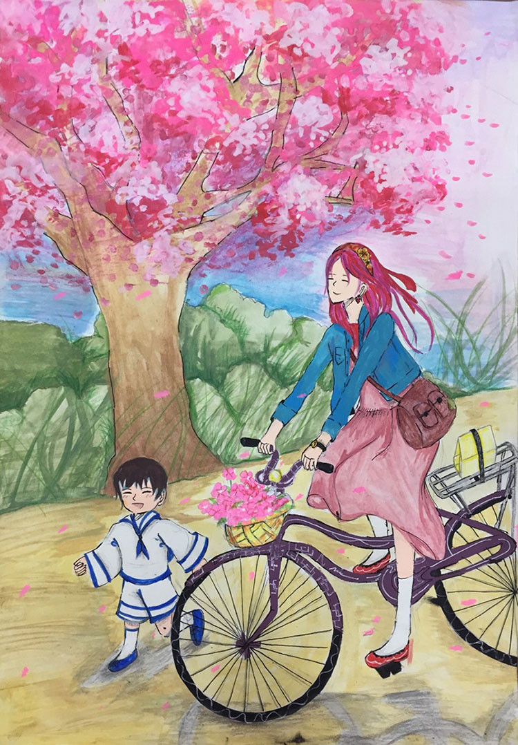 Cùng 40 hoạ sĩ nhí ‘đam mê trên từng nét vẽ’ ảnh 8