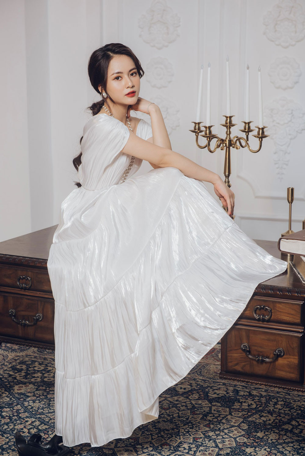 Việt Hoa bật mí về những cảnh đối đầu ‘bố chồng’ Hoàng Dũng trong ‘Trở về giữa yêu thương' ảnh 4