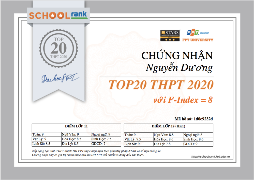 •	Từ 2020, học sinh đăng ký nguyện vọng vào ĐH FPT cần có điểm xếp hạng thuộc TOP50 ảnh 2