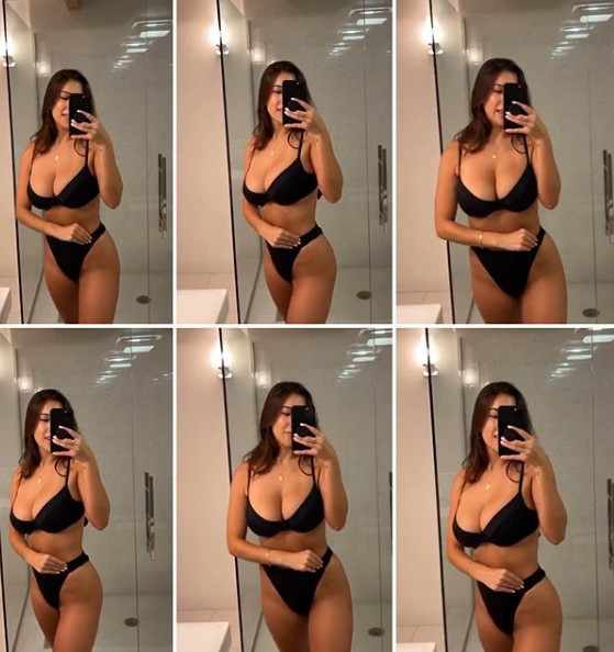 Người mẫu áo tắm 9x 'đốt mắt' người nhìn với bikini siêu bé ảnh 8