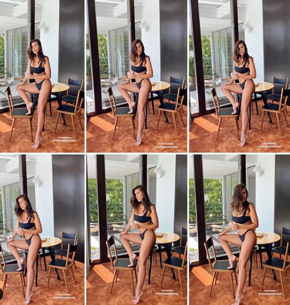 Người mẫu áo tắm 9x 'đốt mắt' người nhìn với bikini siêu bé ảnh 9