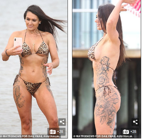 Bất chấp giá lạnh, mỹ nhân Arabella Del Busso đi biển với áo tắm 2 mảnh siêu bé ảnh 5