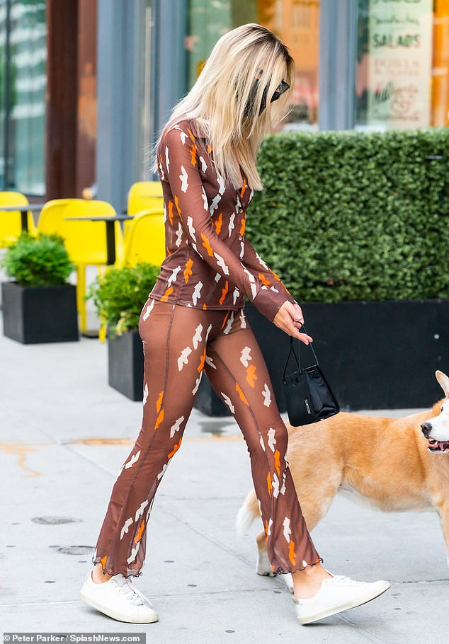 Emily Ratajkowski mặc xuyên thấu khoe nội y táo bạo trên phố ảnh 5