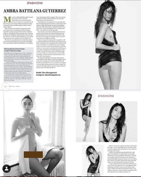 Ambra Gutierrez khoe đường cong tuyệt mỹ với áo ren xuyên thấu ảnh 10