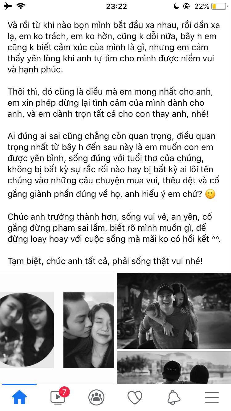 Hậu ly hôn, vợ Hoài Lâm nhắn nhủ: “Anh là thanh xuân của em“ ảnh 2