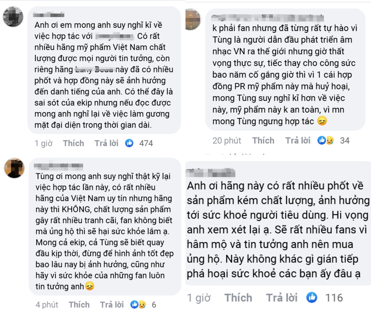 Bị phản ứng gay gắt, Sơn Tùng lên tiếng việc đại diện thương hiệu gây tranh cãi ảnh 3