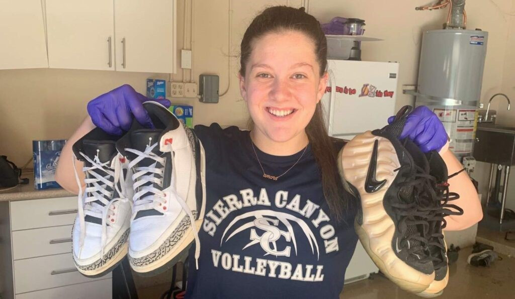 Cô bé tuổi teen thu gom hàng chục ngàn đôi giày tặng người vô gia cư ảnh 1