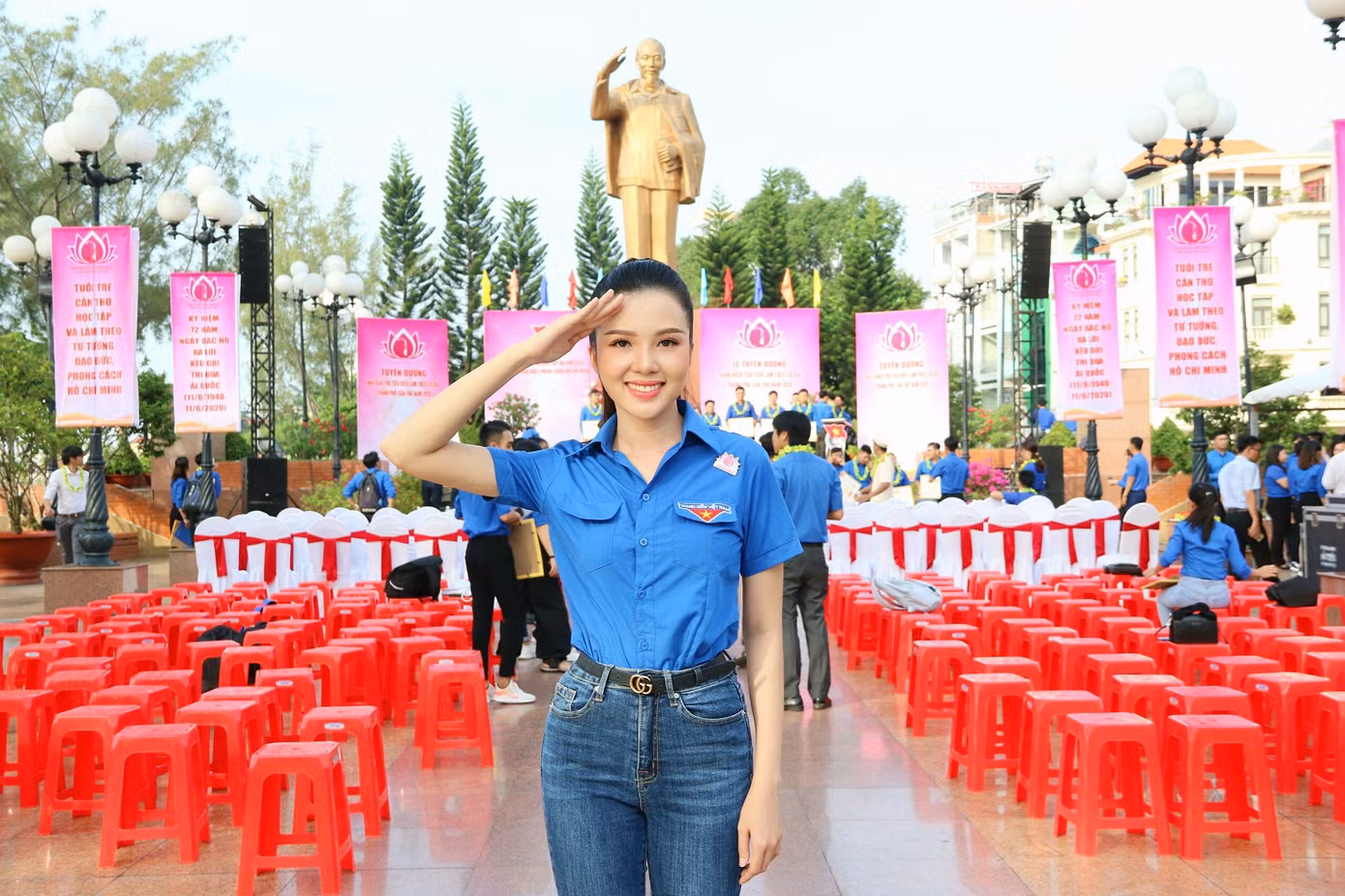 Hoa khôi Huỳnh Thúy Vi: Đoàn là chân lý sống của tôi ảnh 1