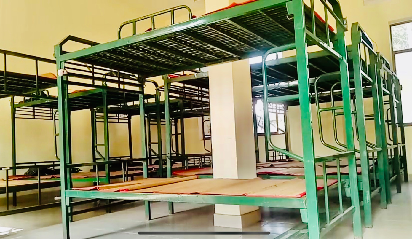 Cận cảnh Bệnh viện dã chiến thứ 2 ở TPHCM chuẩn bị hoạt động ảnh 4