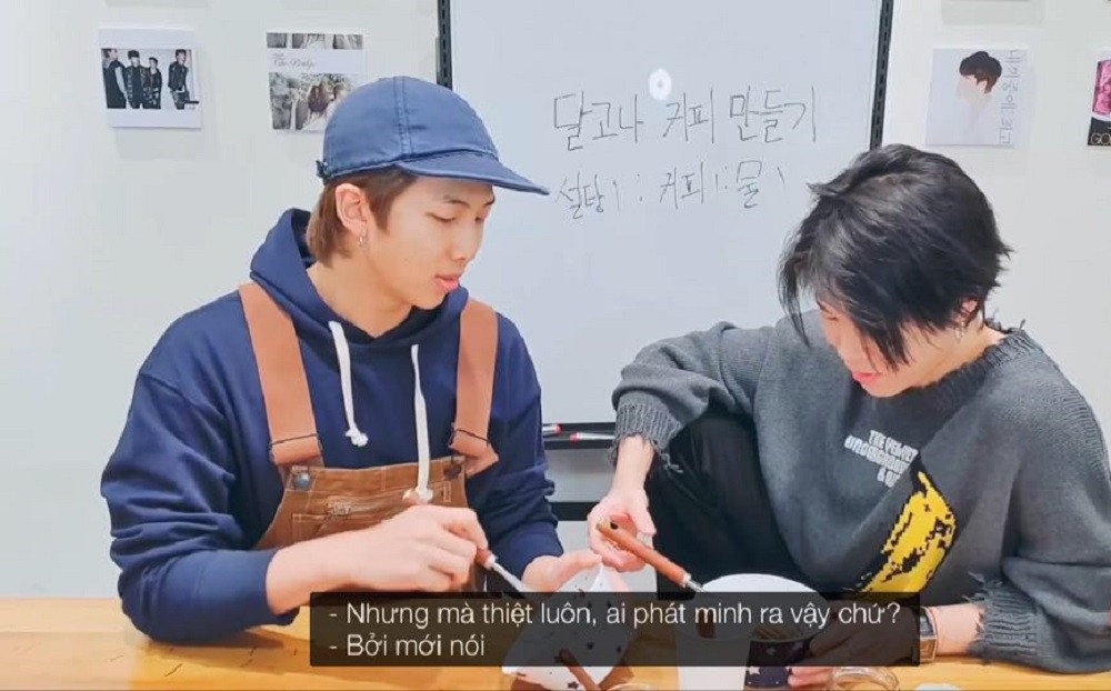 Lee Teuk (SuJu), RM - Jimin (BTS)... đu trend làm món cà phê Dalgona và cái kết ảnh 4