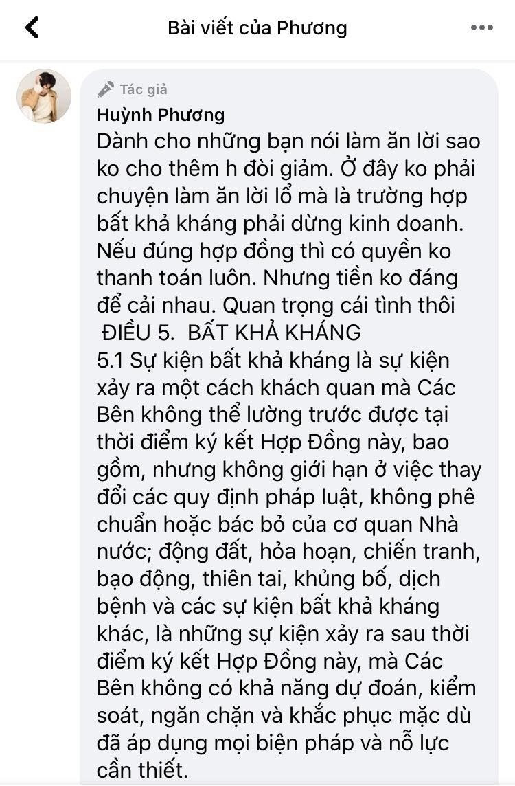 Bạn trai Sĩ Thanh gây tranh cãi khi trách chủ mặt bằng không giảm tiền thuê ảnh 2