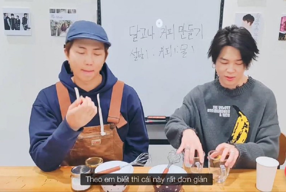 Lee Teuk (SuJu), RM - Jimin (BTS)... đu trend làm món cà phê Dalgona và cái kết ảnh 1