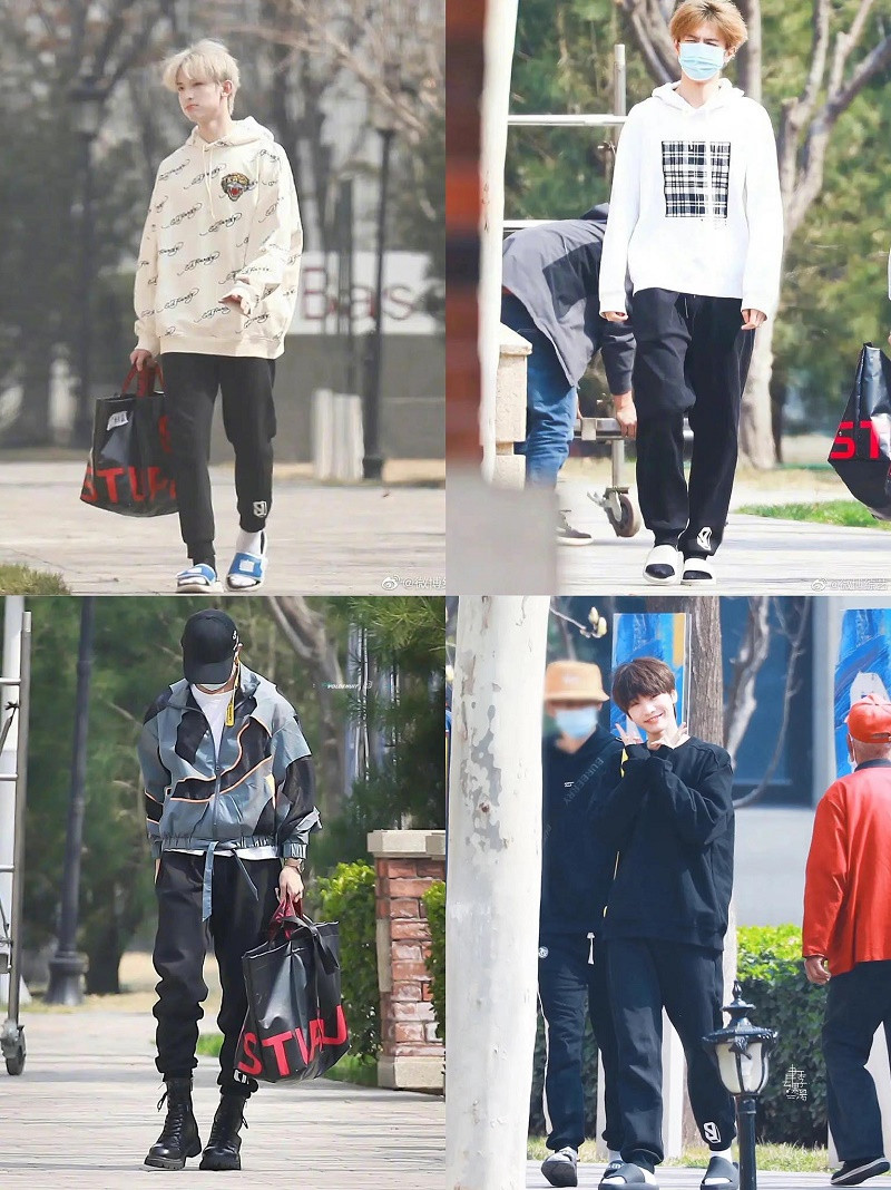 Tẩy chay thương hiệu nhưng chưa kịp mua giày, Lại Quán Lâm và dàn "Thanh 3" phải xỏ dép lê ảnh 3