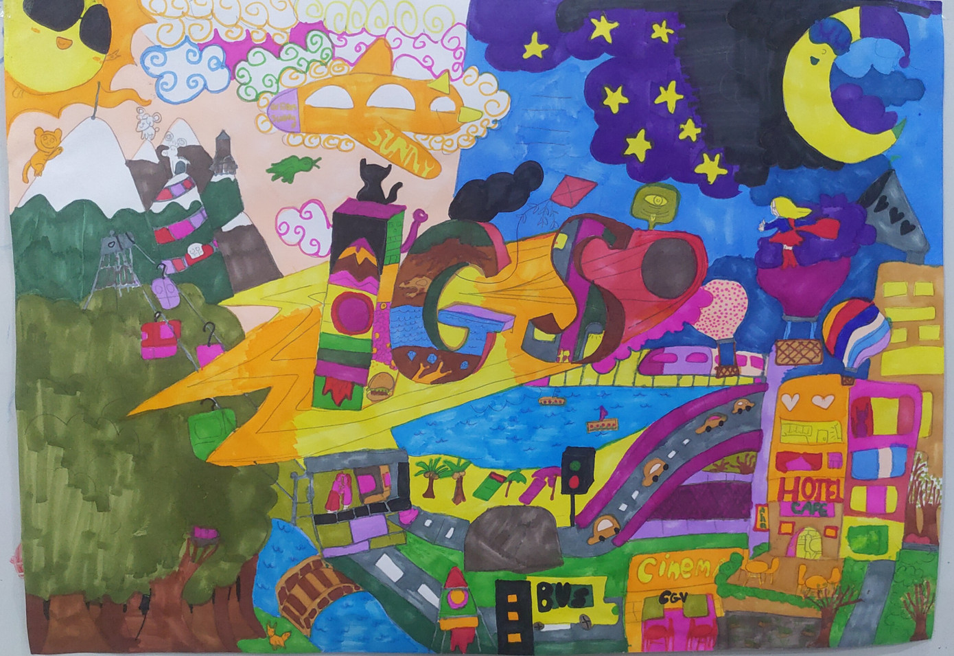 Học sinh Việt Nam và thế giới chung tiếng nói bày tỏ sự quan tâm tới đại dịch Covid thông qua tranh ảnh 4