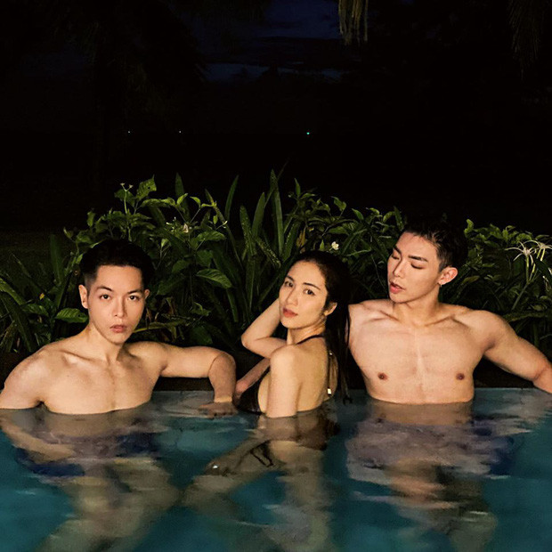 Showbiz 21/6: Gia đình Hoa dâm bụt khoe body “bỏng mắt”, Đàm Thu Trang lộ bụng to thấy rõ ảnh 2