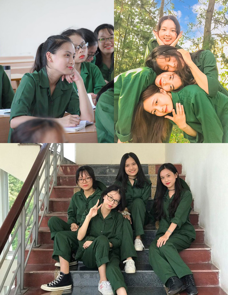 Sắc màu SV 18/7: “Bóng hồng” trường ĐH Kinh tế Quốc dân khoe sắc trong Học kỳ quân sự ảnh 4