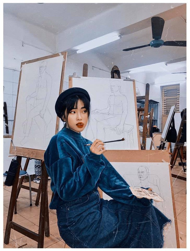 Sắc màu SV 18/7: “Bóng hồng” trường ĐH Kinh tế Quốc dân khoe sắc trong Học kỳ quân sự ảnh 11