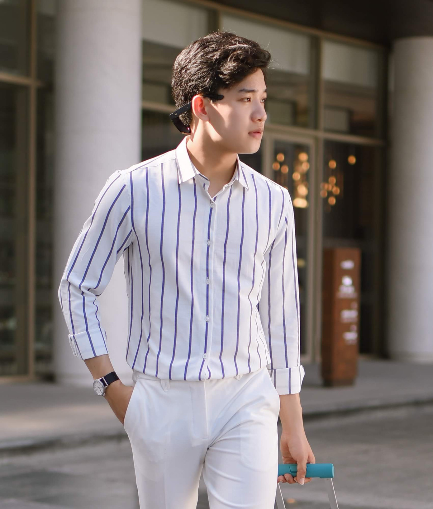 Minh Thắng:“Hot boy” xứ Huế chuẩn gu “soái ca” trong “Quý ông đại chiến“ ảnh 10