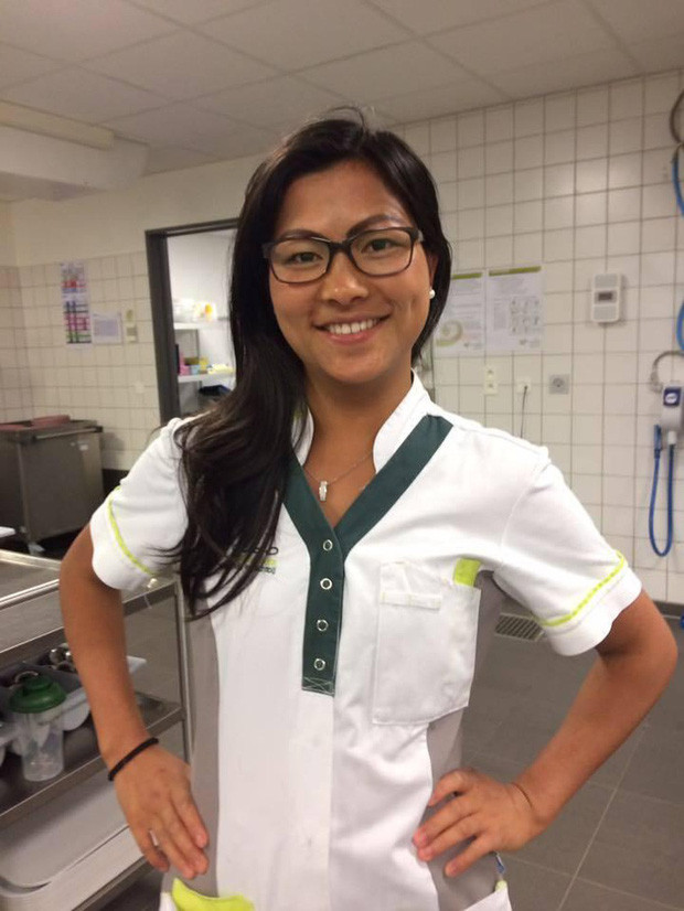 Sắc màu SV 1/8: Nữ sinh sở hữu nhan sắc như “búp bê lai”, hot girl có nụ cười tỏa nắng ảnh 8