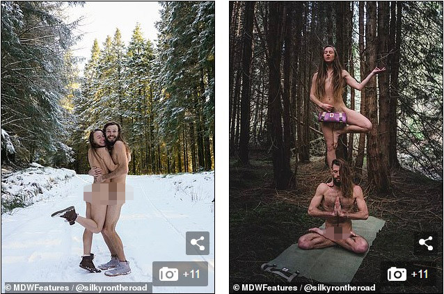 Cặp đôi vũ công đi khắp nơi chụp ảnh khỏa thân ảnh 8