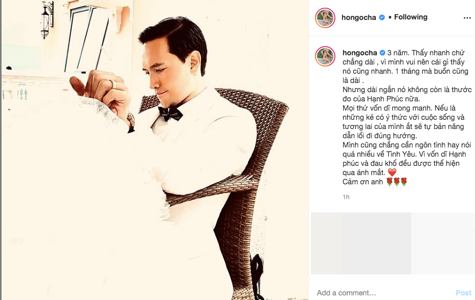 Kỷ niệm 3 năm yêu Kim Lý, Hà Hồ viết tâm thư: 'Mọi thứ vốn dĩ mong manh' ảnh 1