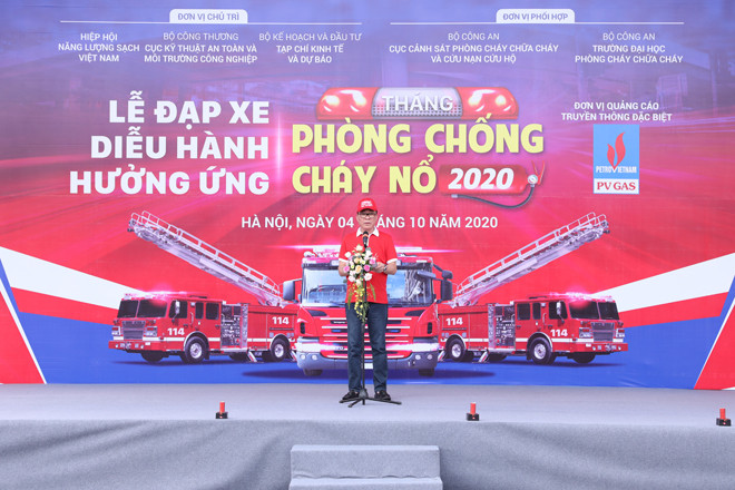  Đạp xe hưởng ứng Tháng phòng chống cháy nổ 2020 ảnh 1